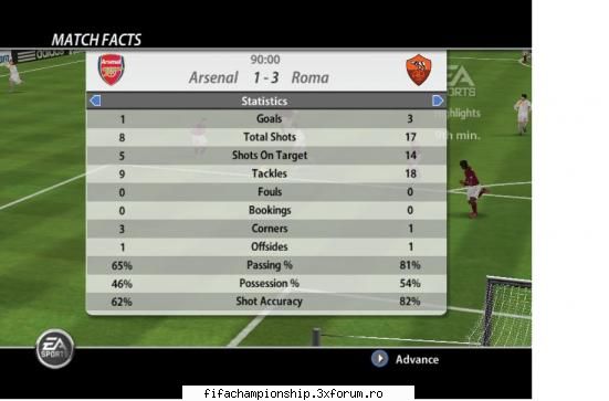 arsenal-as roma 1-3 etapa vii - termen: pana duminica 30.04.06