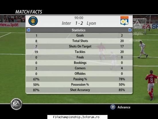 etapa viii termen: pana duminica 07.05.06 lyon inter 2-1