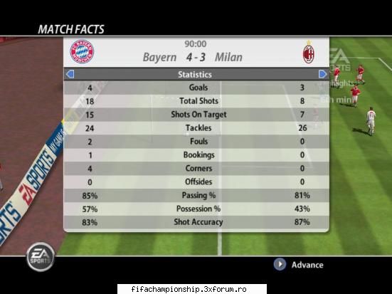 etapa xi-a termen: pana duminica 04.06.06 milan 3-4 bayern munchen