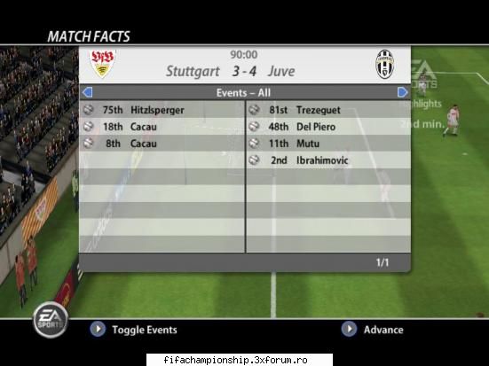 stuttgart 3-4 juventus etapa xvi - termen: pana duminica 04.06.06