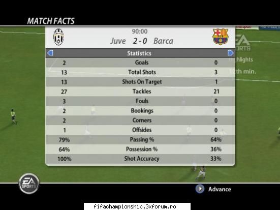 Etapa II <termen: DUMINICA - > - Juventus 2-0 Barcelona - Seria B1