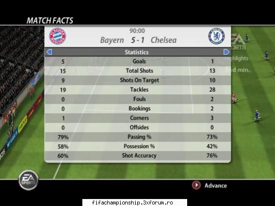 Etapa IX - termen: pana DUMINICA - Chelsea 1-5 Bayern M - Seria B1