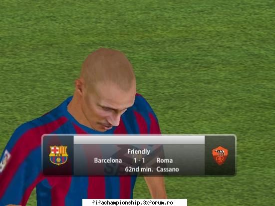 Etapa XXIX - Barcelona - A.S.Roma 1-1:x - Seria A