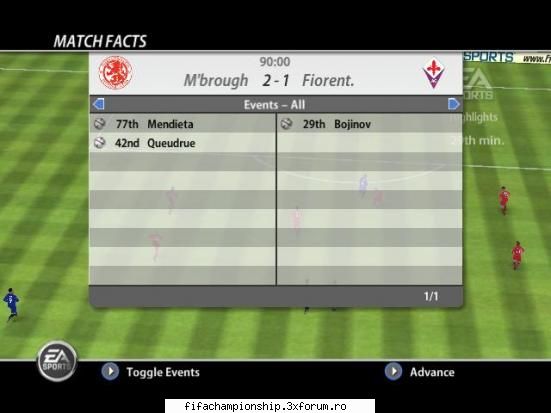 Etapa XXXIII - Middlesbrought - Fiorentina 2-1 - Seria A
